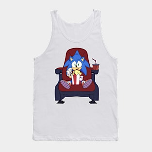 Hedgehog at the Movies Tank Top